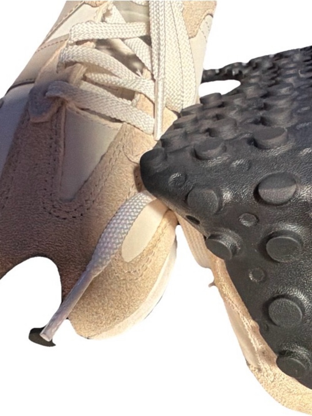 New Balance Beige & White Women's Retro Runner Sneakers - Picture 13 of 14